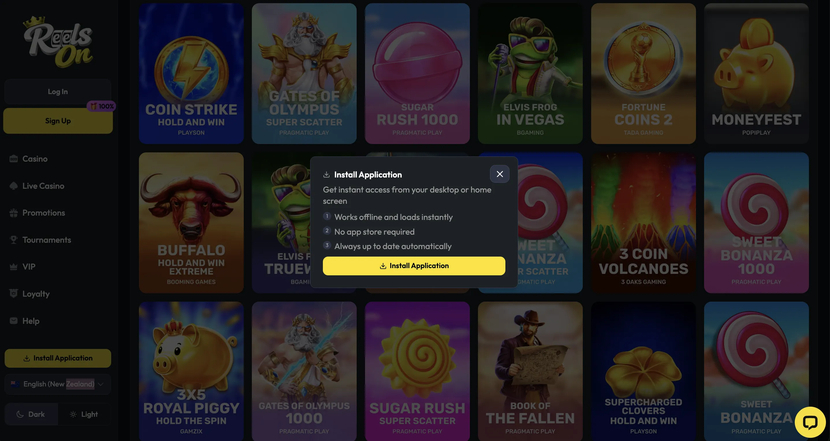 Mobile online casino NZ play on phone and tablet